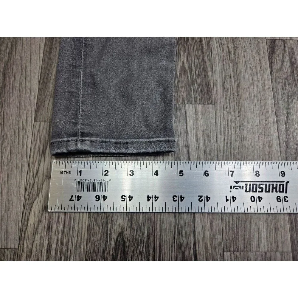 (3/$35) &Denim By H&M Size 28‎ Skinny Ankle Regular Waist Distressed Grey Jeans